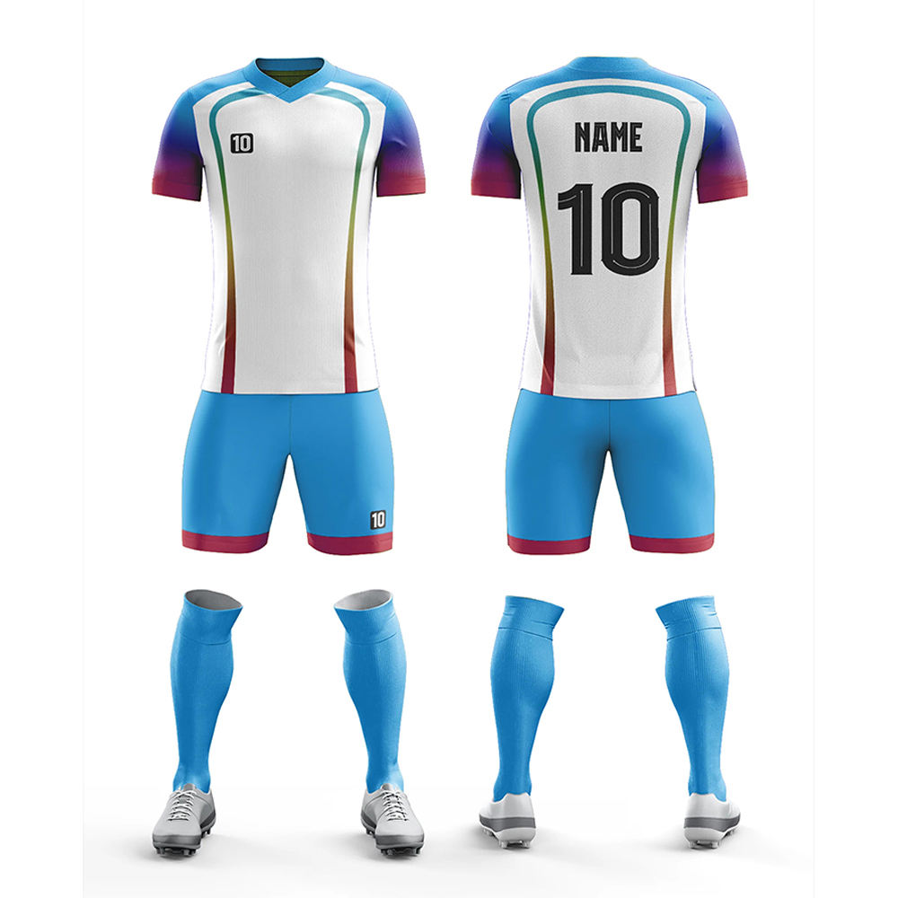 Improvment Sports 2024 Latest Design Soccer Uniform Set New Arrival Team Name Men Soccer Sports Football Uniforms For Sale